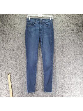 Universal Thread Jeans Womens 2/26R Blue Skinny Stretch Denim